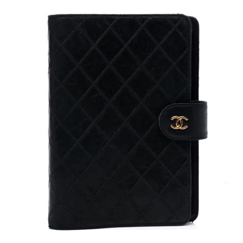 chanel quilted agenda